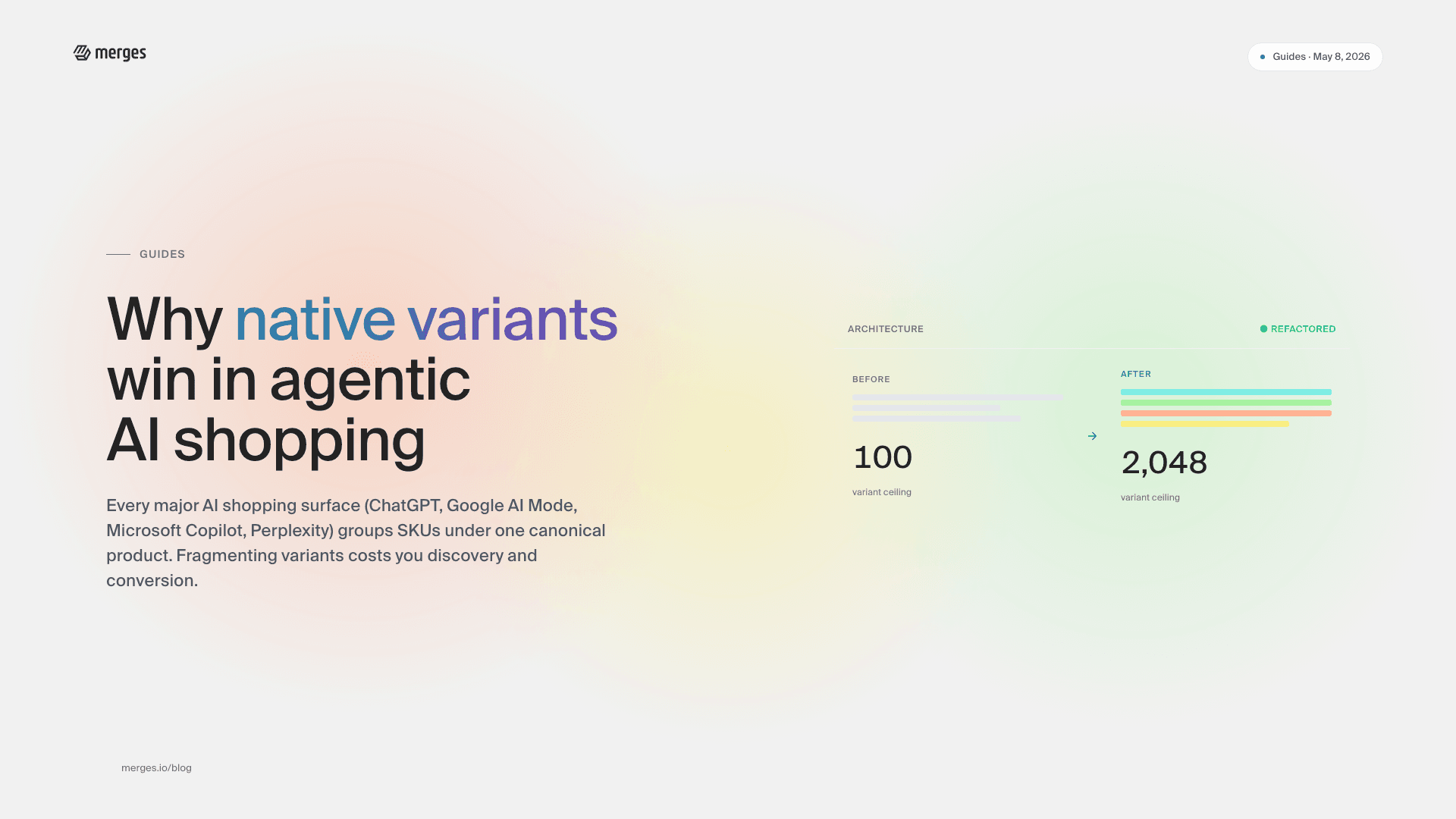 Why native Shopify variants win in agentic AI shopping
