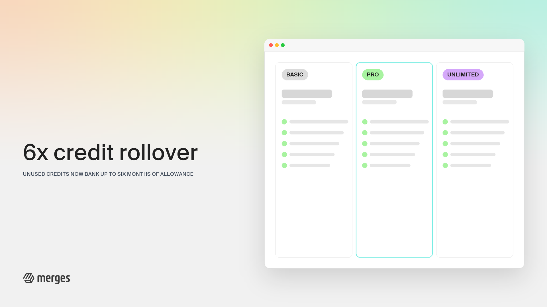 Credit Rollover Extended: Bank Up to 6x Your Monthly Credits