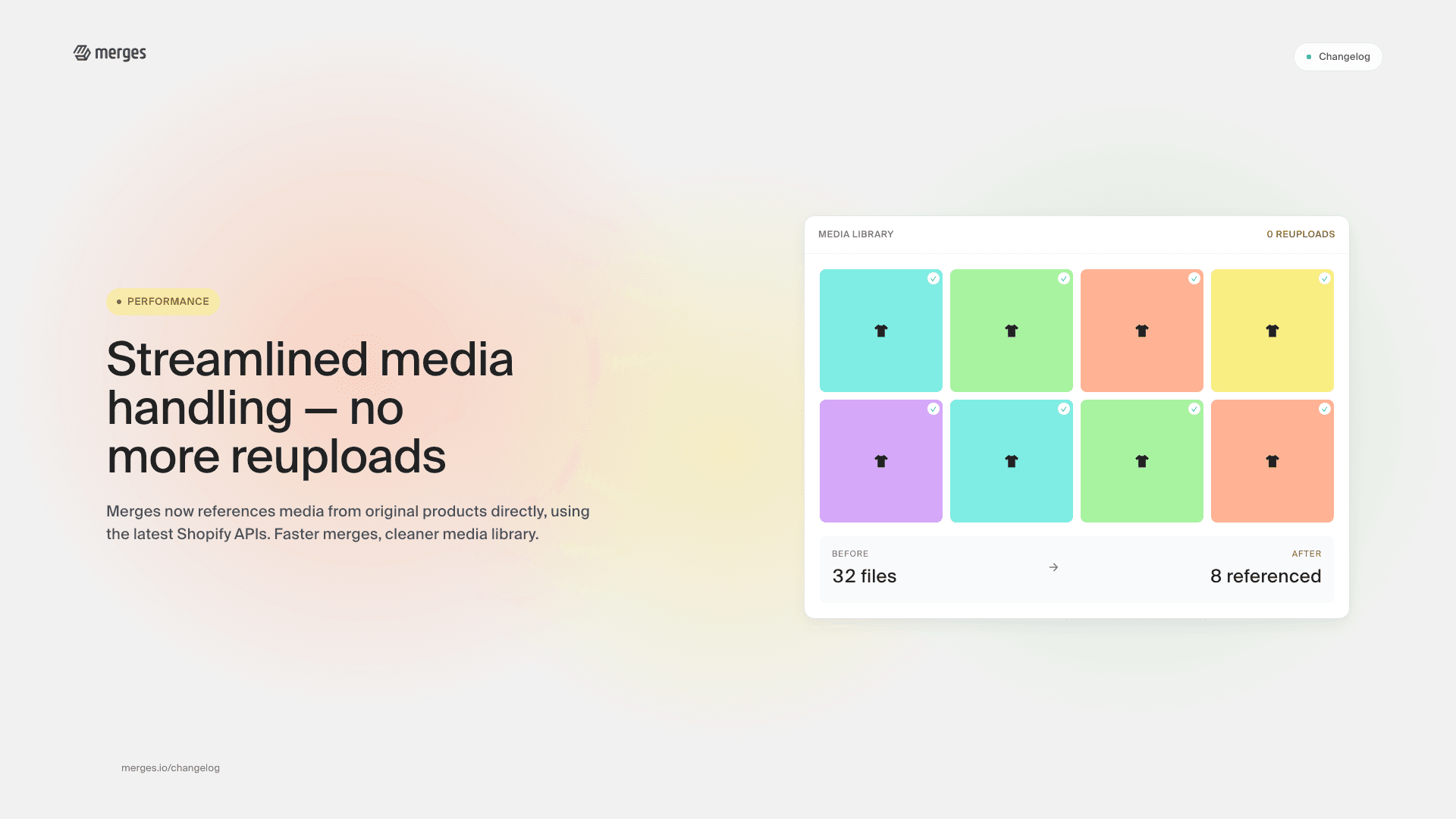 Streamlined media handling: no more reuploads